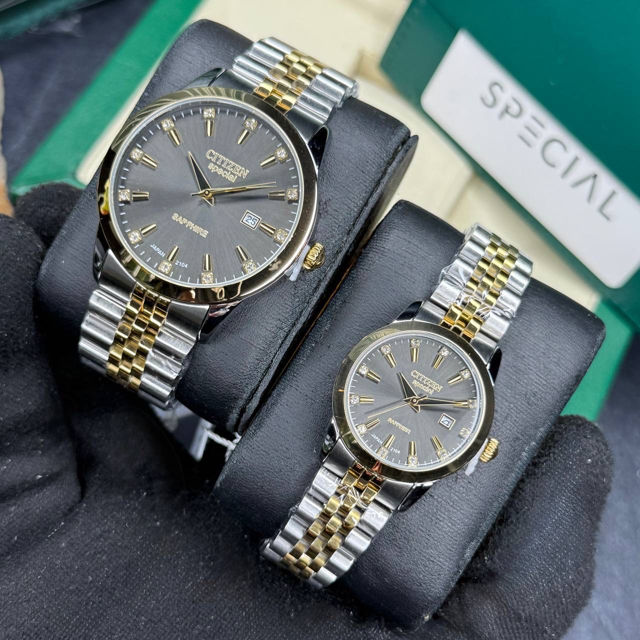 ساعت ست مردانه و زنانه سیتیزن اسپشیال نیکو کلاه nk01