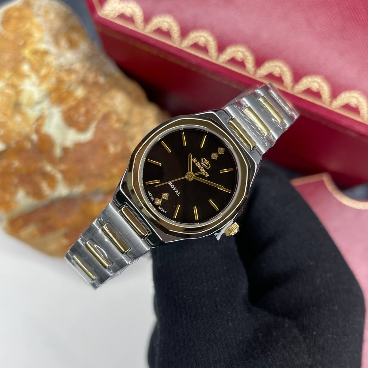 ساعت زنانه الگانس رویال نیکو کلاه NK00019