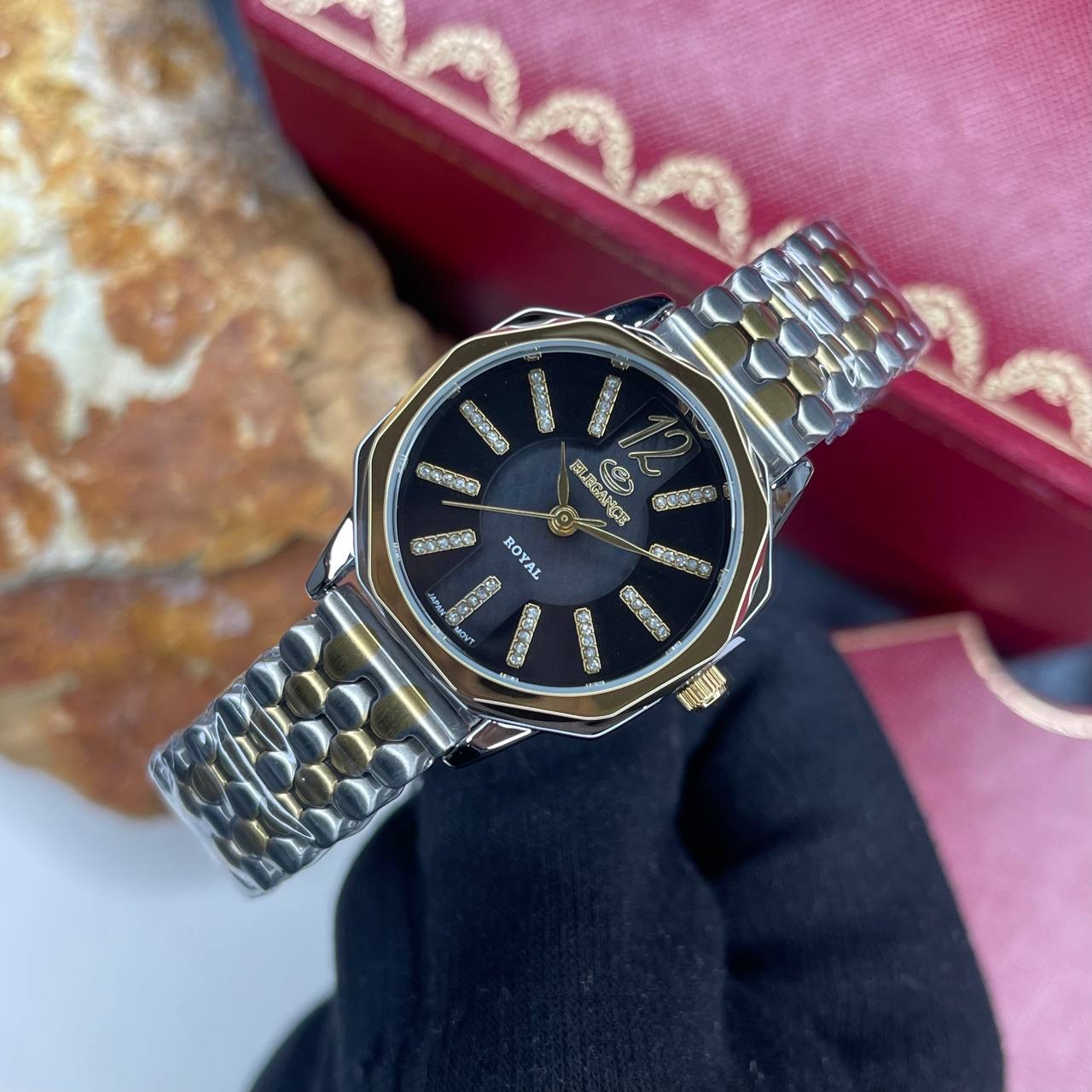 ساعت زنانه الگانس رویال نیکو کلاه NK0016