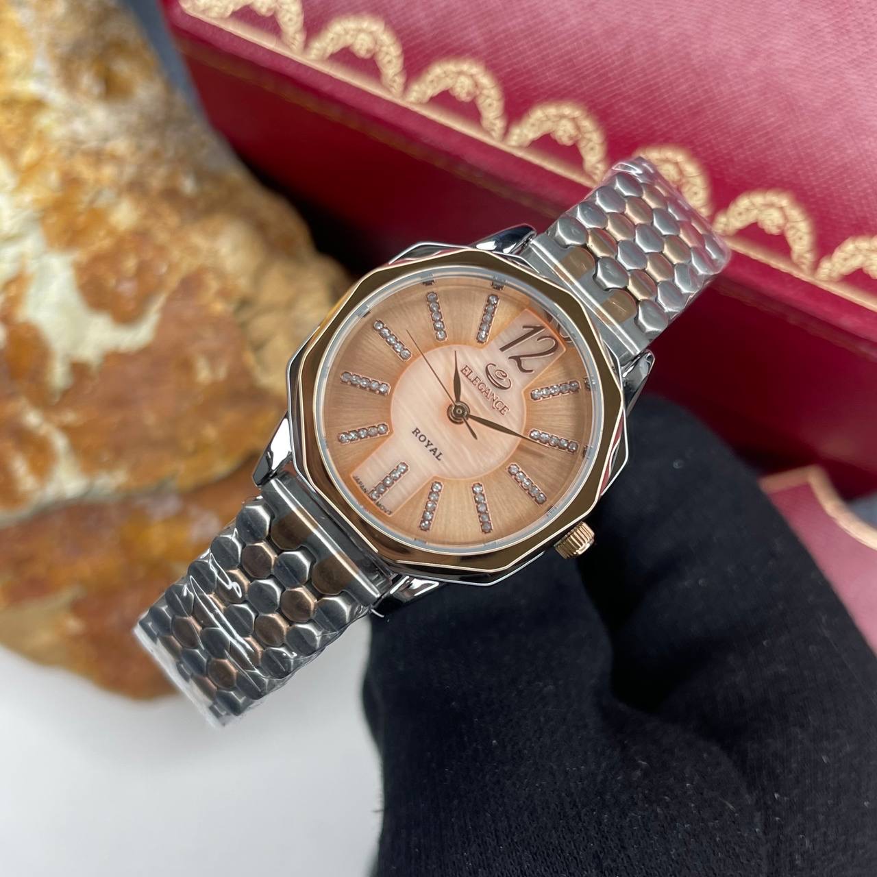 ساعت زنانه الگانس رویال نیکو کلاه NK0016