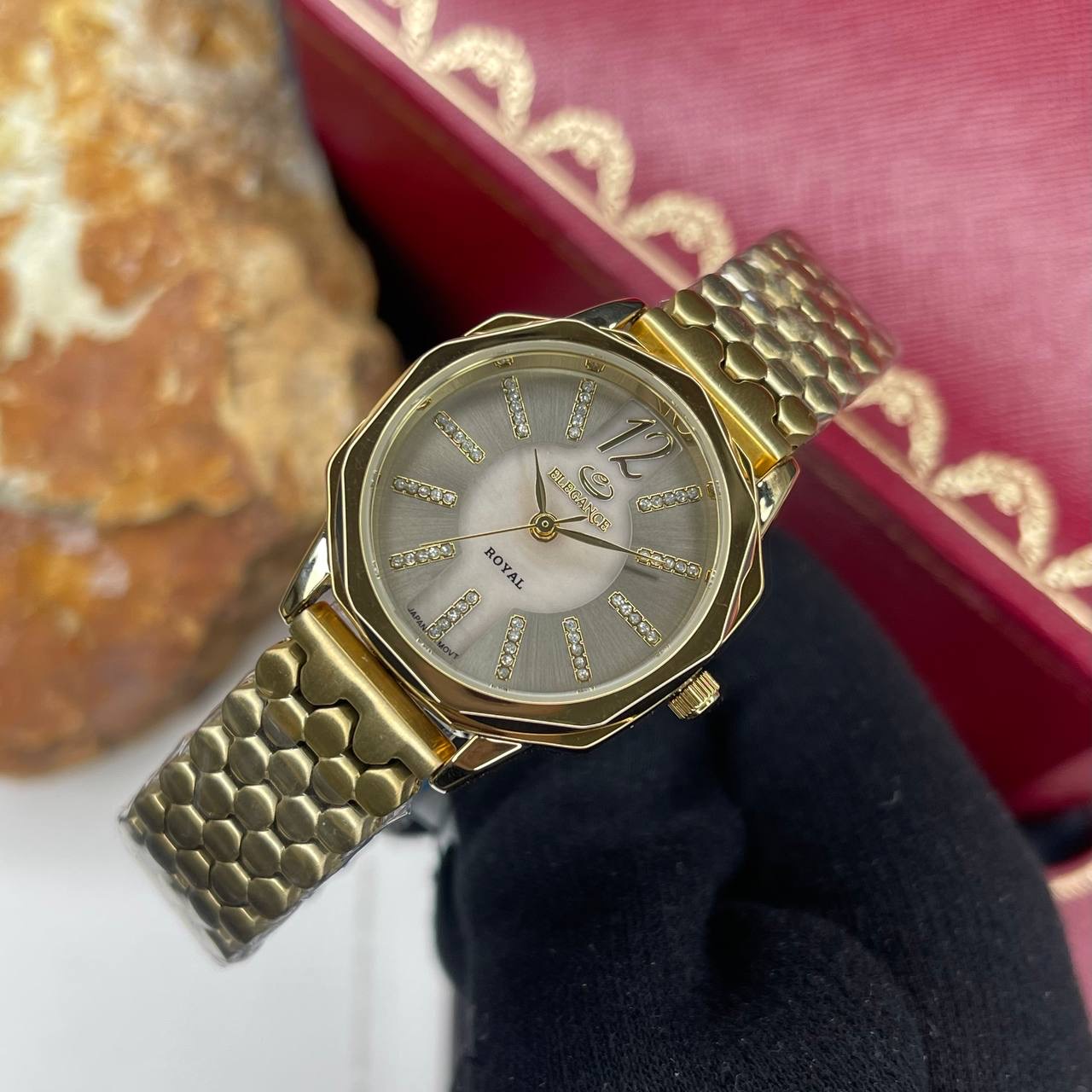 ساعت زنانه الگانس رویال نیکو کلاه NK0016