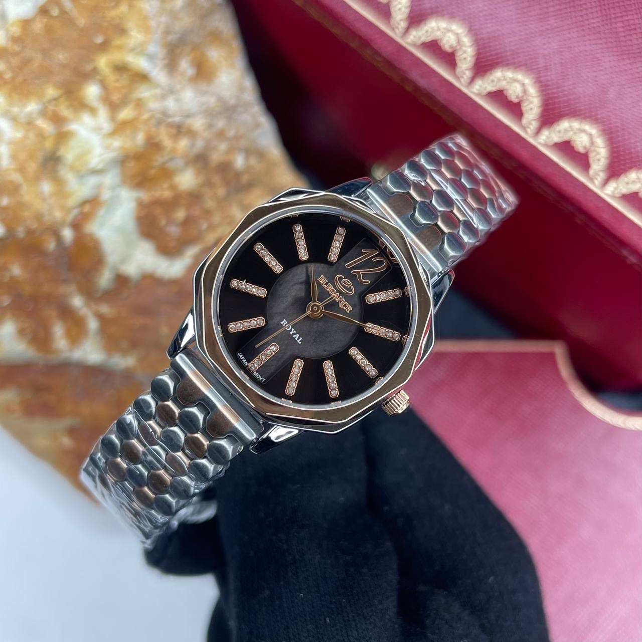 ساعت زنانه الگانس رویال نیکو کلاه NK0016